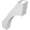 Ekena Millwork 6-in. W x 22-in. D x 34-in. H Westlake Architectural Grade PVC Knee Brace BRCP06X22X34WTL - alternate 3